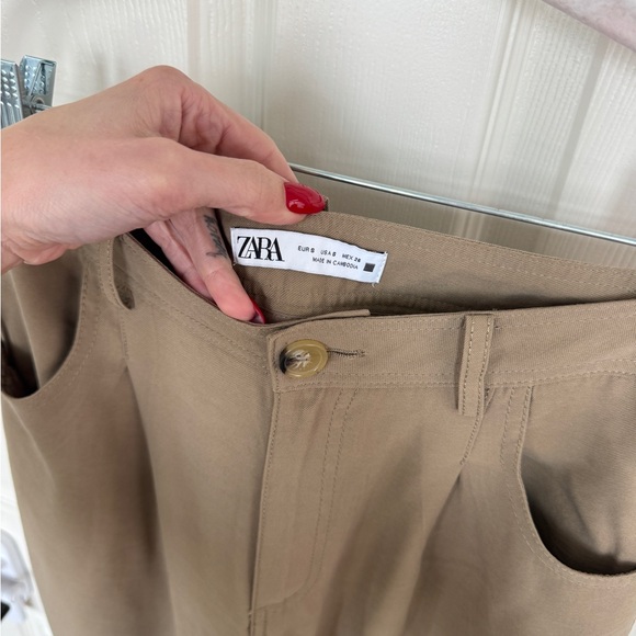 Zara Wide Leg Pants - Picture 3 of 6